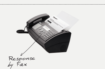 Response by Fax